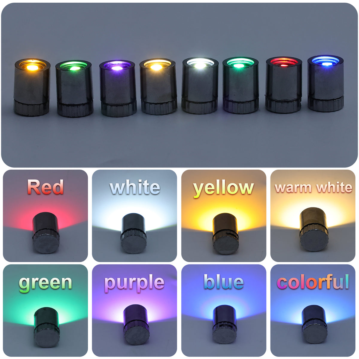 64PCS Mini Led Light for Dollhouse 8 Colors Mini Dollhouse lightingtiny,Tiny led Light for Handcraft,Small Tiny Decoration Lights for Balloons,Party Decoration (Colorful)